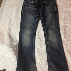 Daytrip Blue Boot-Cut Jeans with Subtle Whiskering